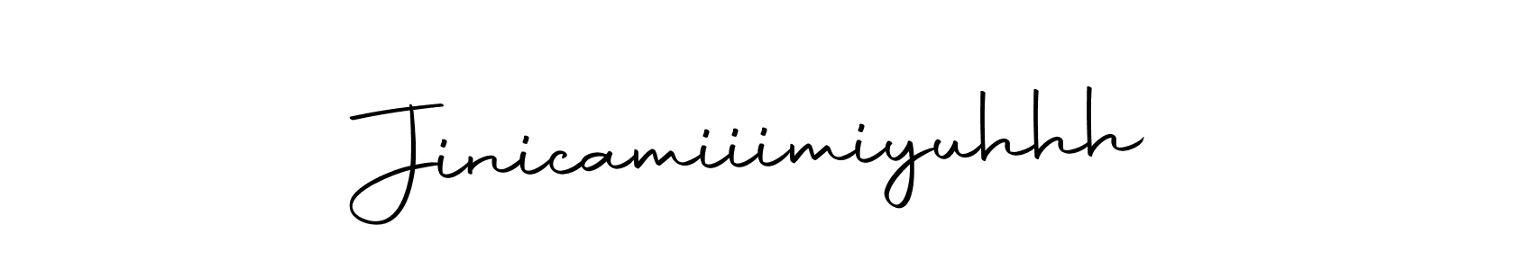 Make a beautiful signature design for name Jinicamiiimiyuhhh. With this signature (Autography-DOLnW) style, you can create a handwritten signature for free. Jinicamiiimiyuhhh signature style 10 images and pictures png
