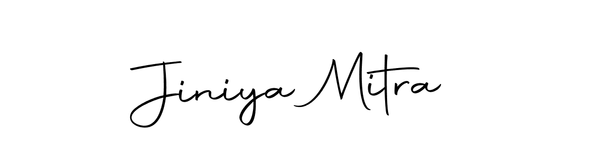 Also we have Jiniya Mitra name is the best signature style. Create professional handwritten signature collection using Autography-DOLnW autograph style. Jiniya Mitra signature style 10 images and pictures png