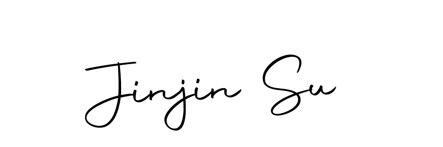 Design your own signature with our free online signature maker. With this signature software, you can create a handwritten (Autography-DOLnW) signature for name Jinjin Su. Jinjin Su signature style 10 images and pictures png