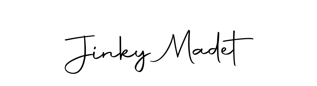 Similarly Autography-DOLnW is the best handwritten signature design. Signature creator online .You can use it as an online autograph creator for name Jinky Madet. Jinky Madet signature style 10 images and pictures png