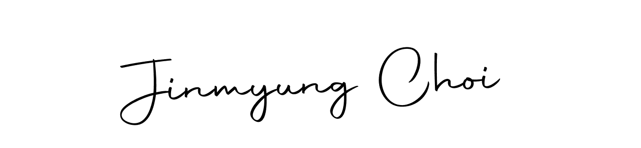 Create a beautiful signature design for name Jinmyung Choi. With this signature (Autography-DOLnW) fonts, you can make a handwritten signature for free. Jinmyung Choi signature style 10 images and pictures png