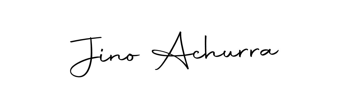 Jino Achurra stylish signature style. Best Handwritten Sign (Autography-DOLnW) for my name. Handwritten Signature Collection Ideas for my name Jino Achurra. Jino Achurra signature style 10 images and pictures png