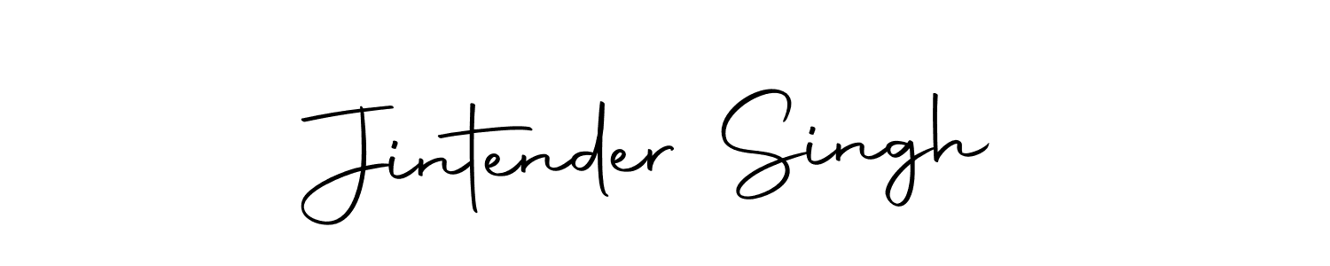 Also we have Jintender Singh name is the best signature style. Create professional handwritten signature collection using Autography-DOLnW autograph style. Jintender Singh signature style 10 images and pictures png