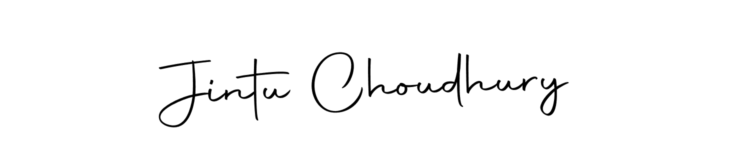 Make a beautiful signature design for name Jintu Choudhury. Use this online signature maker to create a handwritten signature for free. Jintu Choudhury signature style 10 images and pictures png