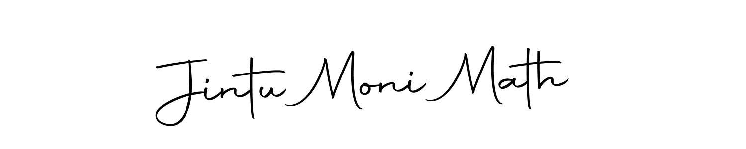 You should practise on your own different ways (Autography-DOLnW) to write your name (Jintu Moni Math) in signature. don't let someone else do it for you. Jintu Moni Math signature style 10 images and pictures png