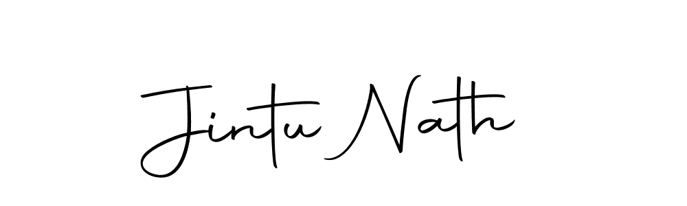 How to make Jintu Nath name signature. Use Autography-DOLnW style for creating short signs online. This is the latest handwritten sign. Jintu Nath signature style 10 images and pictures png