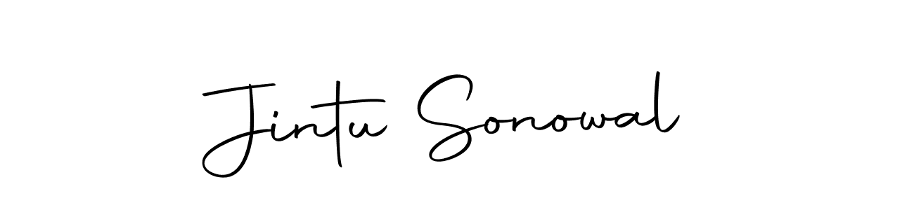 Create a beautiful signature design for name Jintu Sonowal. With this signature (Autography-DOLnW) fonts, you can make a handwritten signature for free. Jintu Sonowal signature style 10 images and pictures png