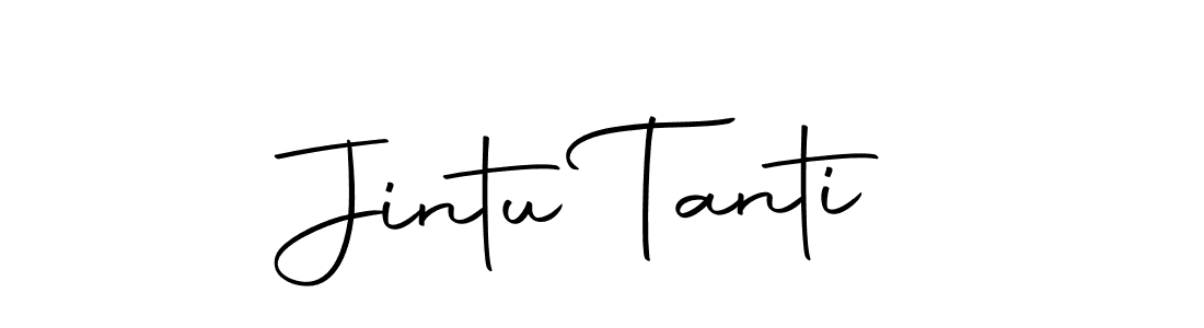 Design your own signature with our free online signature maker. With this signature software, you can create a handwritten (Autography-DOLnW) signature for name Jintu Tanti. Jintu Tanti signature style 10 images and pictures png