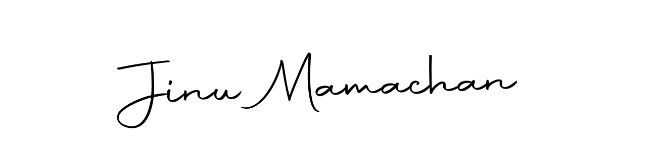 The best way (Autography-DOLnW) to make a short signature is to pick only two or three words in your name. The name Jinu Mamachan include a total of six letters. For converting this name. Jinu Mamachan signature style 10 images and pictures png