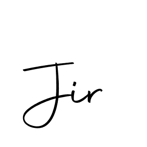 Design your own signature with our free online signature maker. With this signature software, you can create a handwritten (Autography-DOLnW) signature for name Jir. Jir signature style 10 images and pictures png