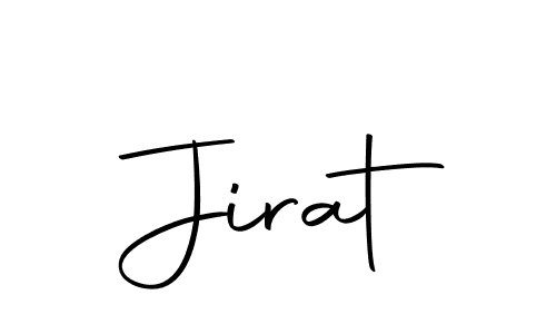 How to make Jirat name signature. Use Autography-DOLnW style for creating short signs online. This is the latest handwritten sign. Jirat signature style 10 images and pictures png