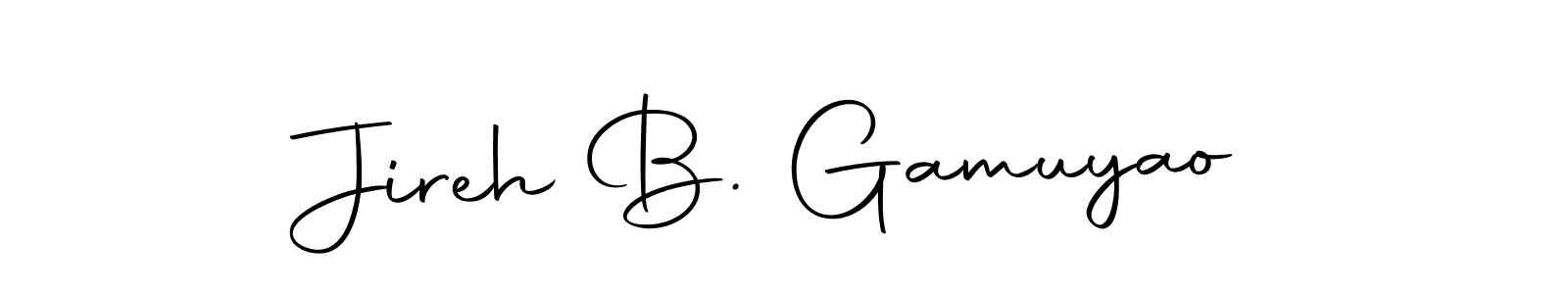 This is the best signature style for the Jireh B. Gamuyao name. Also you like these signature font (Autography-DOLnW). Mix name signature. Jireh B. Gamuyao signature style 10 images and pictures png