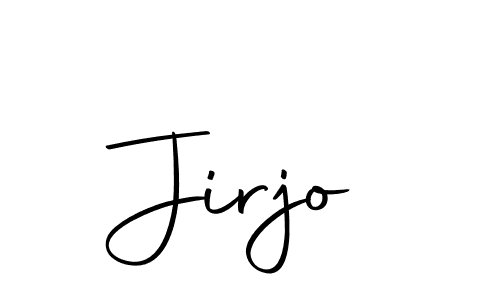 How to make Jirjo name signature. Use Autography-DOLnW style for creating short signs online. This is the latest handwritten sign. Jirjo signature style 10 images and pictures png