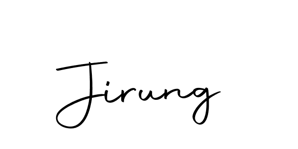 How to make Jirung signature? Autography-DOLnW is a professional autograph style. Create handwritten signature for Jirung name. Jirung signature style 10 images and pictures png