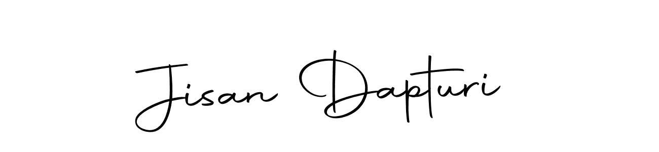 Make a beautiful signature design for name Jisan Dapturi. With this signature (Autography-DOLnW) style, you can create a handwritten signature for free. Jisan Dapturi signature style 10 images and pictures png