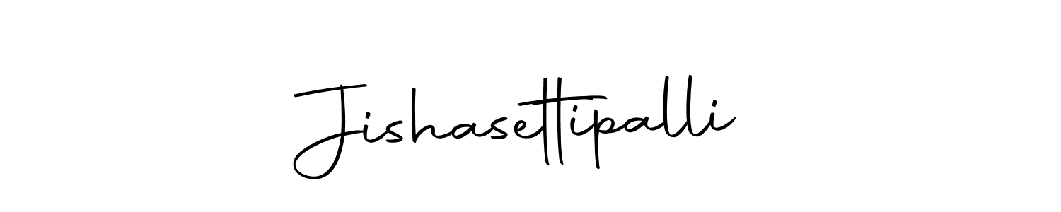 Design your own signature with our free online signature maker. With this signature software, you can create a handwritten (Autography-DOLnW) signature for name Jishasettipalli. Jishasettipalli signature style 10 images and pictures png