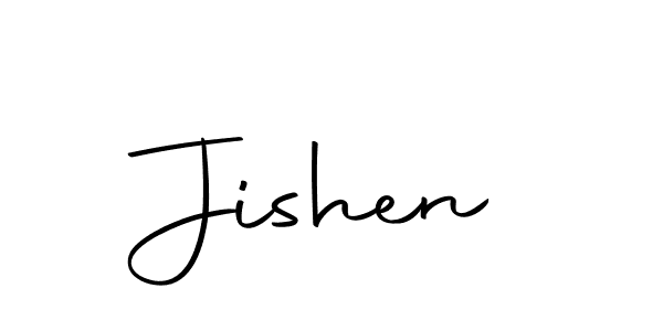 Design your own signature with our free online signature maker. With this signature software, you can create a handwritten (Autography-DOLnW) signature for name Jishen. Jishen signature style 10 images and pictures png