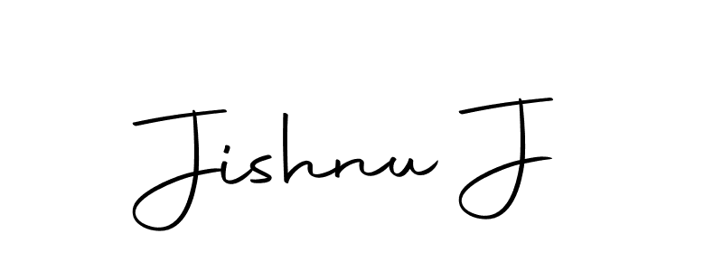 How to make Jishnu J signature? Autography-DOLnW is a professional autograph style. Create handwritten signature for Jishnu J name. Jishnu J signature style 10 images and pictures png