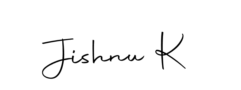 Jishnu K stylish signature style. Best Handwritten Sign (Autography-DOLnW) for my name. Handwritten Signature Collection Ideas for my name Jishnu K. Jishnu K signature style 10 images and pictures png