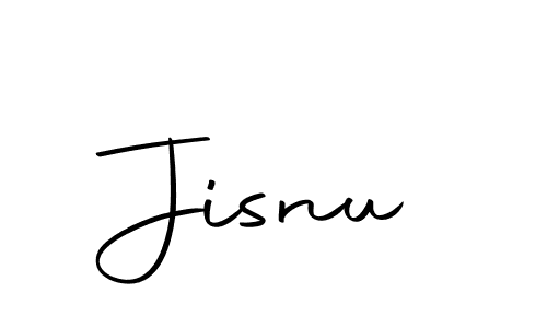 Design your own signature with our free online signature maker. With this signature software, you can create a handwritten (Autography-DOLnW) signature for name Jisnu. Jisnu signature style 10 images and pictures png