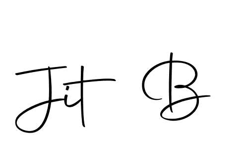 Use a signature maker to create a handwritten signature online. With this signature software, you can design (Autography-DOLnW) your own signature for name Jit B. Jit B signature style 10 images and pictures png