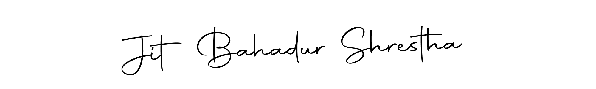 How to make Jit Bahadur Shrestha name signature. Use Autography-DOLnW style for creating short signs online. This is the latest handwritten sign. Jit Bahadur Shrestha signature style 10 images and pictures png