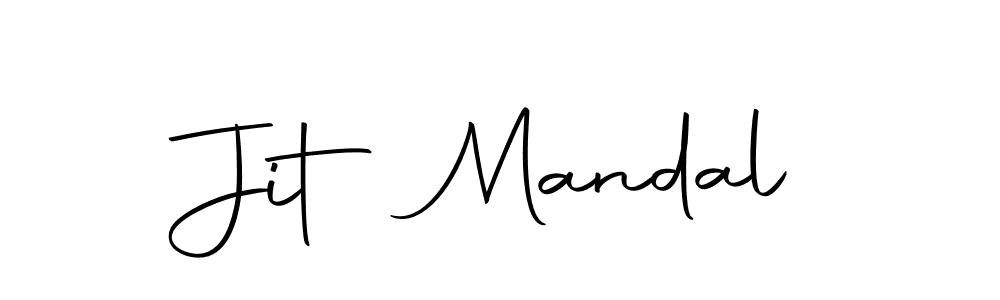 Use a signature maker to create a handwritten signature online. With this signature software, you can design (Autography-DOLnW) your own signature for name Jit Mandal. Jit Mandal signature style 10 images and pictures png