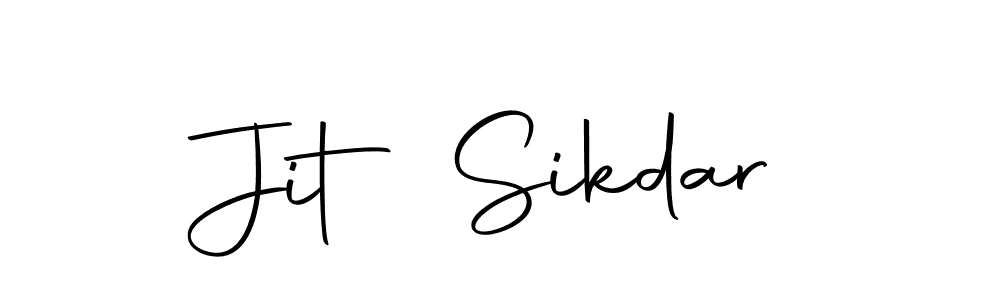 Create a beautiful signature design for name Jit Sikdar. With this signature (Autography-DOLnW) fonts, you can make a handwritten signature for free. Jit Sikdar signature style 10 images and pictures png