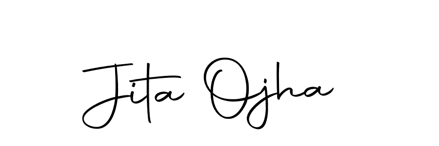 Here are the top 10 professional signature styles for the name Jita Ojha. These are the best autograph styles you can use for your name. Jita Ojha signature style 10 images and pictures png