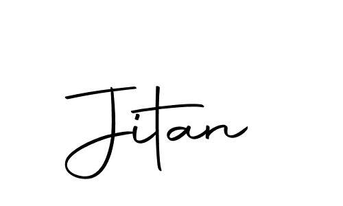 Design your own signature with our free online signature maker. With this signature software, you can create a handwritten (Autography-DOLnW) signature for name Jitan. Jitan signature style 10 images and pictures png