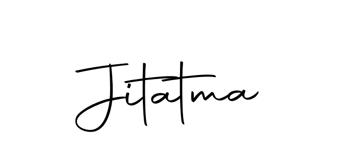 Use a signature maker to create a handwritten signature online. With this signature software, you can design (Autography-DOLnW) your own signature for name Jitatma. Jitatma signature style 10 images and pictures png