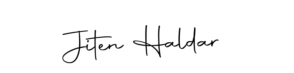 Design your own signature with our free online signature maker. With this signature software, you can create a handwritten (Autography-DOLnW) signature for name Jiten Haldar. Jiten Haldar signature style 10 images and pictures png