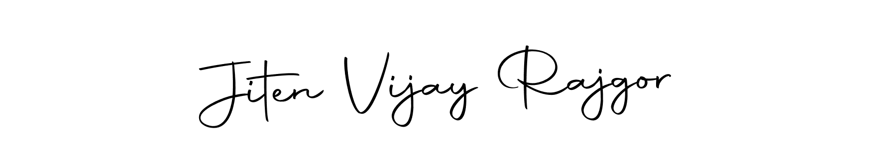 Design your own signature with our free online signature maker. With this signature software, you can create a handwritten (Autography-DOLnW) signature for name Jiten Vijay Rajgor. Jiten Vijay Rajgor signature style 10 images and pictures png