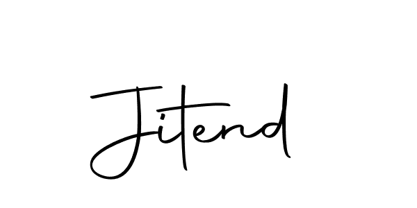 Make a beautiful signature design for name Jitend. With this signature (Autography-DOLnW) style, you can create a handwritten signature for free. Jitend signature style 10 images and pictures png