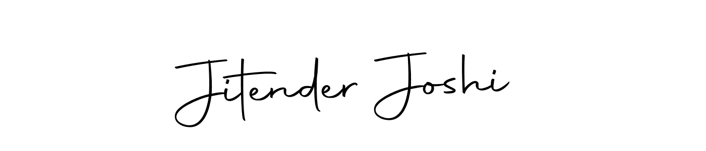 Design your own signature with our free online signature maker. With this signature software, you can create a handwritten (Autography-DOLnW) signature for name Jitender Joshi. Jitender Joshi signature style 10 images and pictures png