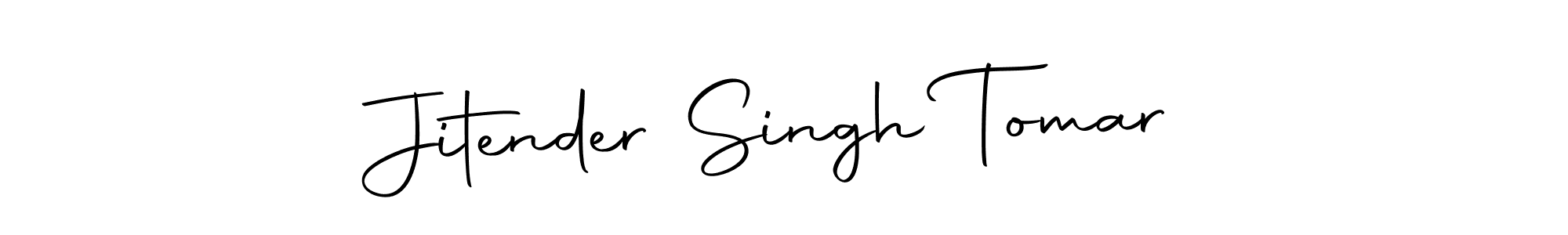 Also we have Jitender Singh Tomar name is the best signature style. Create professional handwritten signature collection using Autography-DOLnW autograph style. Jitender Singh Tomar signature style 10 images and pictures png