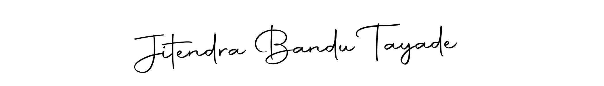 You can use this online signature creator to create a handwritten signature for the name Jitendra Bandu Tayade. This is the best online autograph maker. Jitendra Bandu Tayade signature style 10 images and pictures png