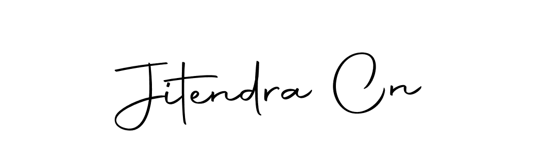 Here are the top 10 professional signature styles for the name Jitendra Cn. These are the best autograph styles you can use for your name. Jitendra Cn signature style 10 images and pictures png