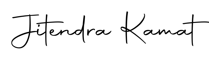A modern signature idea for name Jitendra Kamat using Autography-DOLnW font. Clean strokes and elegant curves make it stand out instantly. Jitendra Kamat signature style 10 images and pictures png