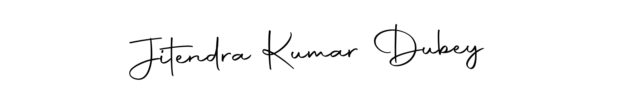 How to make Jitendra Kumar Dubey name signature. Use Autography-DOLnW style for creating short signs online. This is the latest handwritten sign. Jitendra Kumar Dubey signature style 10 images and pictures png