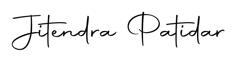 An effortless, minimalist signature concept for Jitendra Patidar using Autography-DOLnW design. Clean lines that look great on any document. Jitendra Patidar signature style 10 images and pictures png