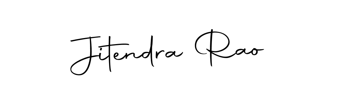 Create a beautiful signature design for name Jitendra Rao. With this signature (Autography-DOLnW) fonts, you can make a handwritten signature for free. Jitendra Rao signature style 10 images and pictures png