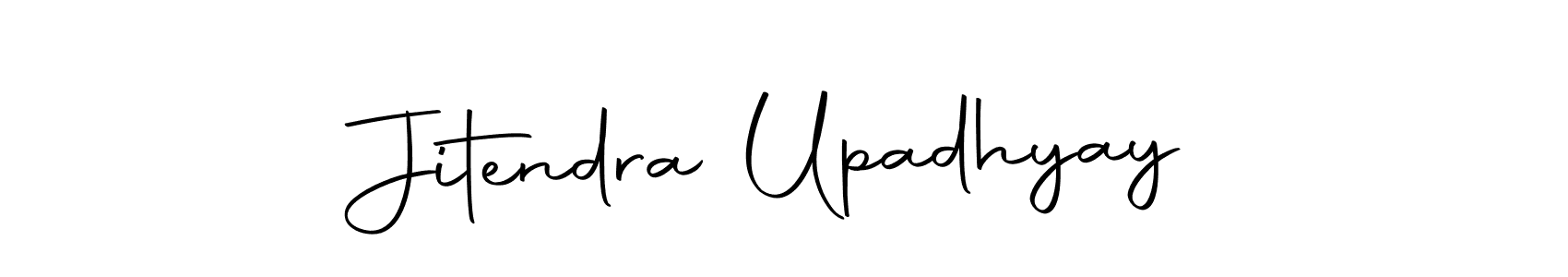 Create a beautiful signature design for name Jitendra Upadhyay. With this signature (Autography-DOLnW) fonts, you can make a handwritten signature for free. Jitendra Upadhyay signature style 10 images and pictures png