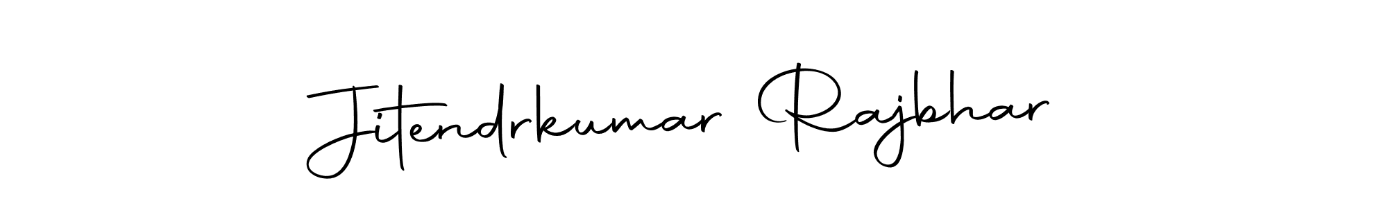 Also we have Jitendrkumar Rajbhar name is the best signature style. Create professional handwritten signature collection using Autography-DOLnW autograph style. Jitendrkumar Rajbhar signature style 10 images and pictures png