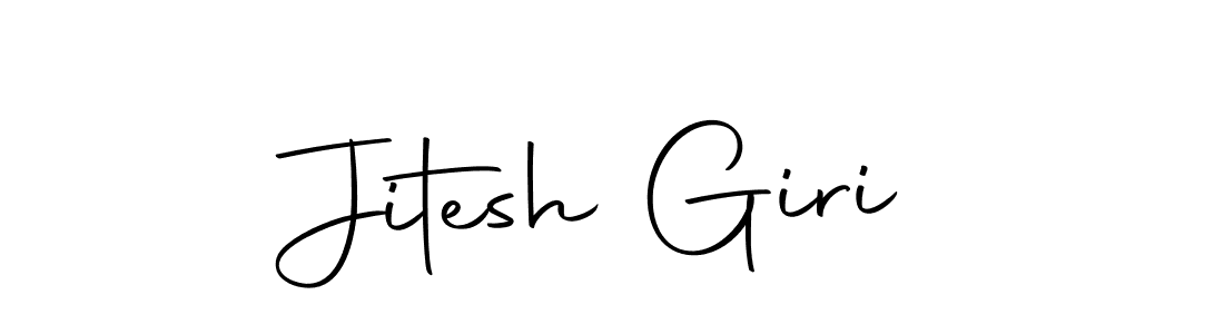 Also we have Jitesh Giri name is the best signature style. Create professional handwritten signature collection using Autography-DOLnW autograph style. Jitesh Giri signature style 10 images and pictures png