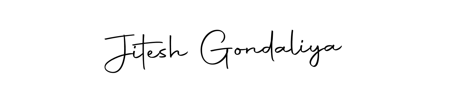 Make a beautiful signature design for name Jitesh Gondaliya. With this signature (Autography-DOLnW) style, you can create a handwritten signature for free. Jitesh Gondaliya signature style 10 images and pictures png