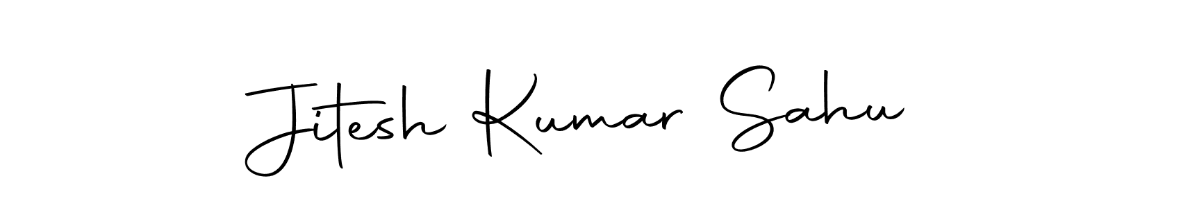 Create a beautiful signature design for name Jitesh Kumar Sahu. With this signature (Autography-DOLnW) fonts, you can make a handwritten signature for free. Jitesh Kumar Sahu signature style 10 images and pictures png