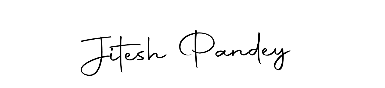 Create a beautiful signature design for name Jitesh Pandey. With this signature (Autography-DOLnW) fonts, you can make a handwritten signature for free. Jitesh Pandey signature style 10 images and pictures png