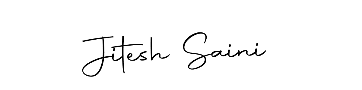 Also we have Jitesh Saini name is the best signature style. Create professional handwritten signature collection using Autography-DOLnW autograph style. Jitesh Saini signature style 10 images and pictures png