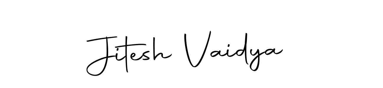 Also we have Jitesh Vaidya name is the best signature style. Create professional handwritten signature collection using Autography-DOLnW autograph style. Jitesh Vaidya signature style 10 images and pictures png